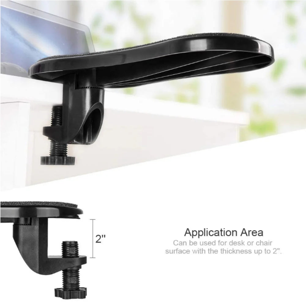 Attachable Armrest Pad Desk Computer Table Arm Support Mouse Pads Arm Wrist Rests Chair Extender Hand Shoulder Protect Mousepad