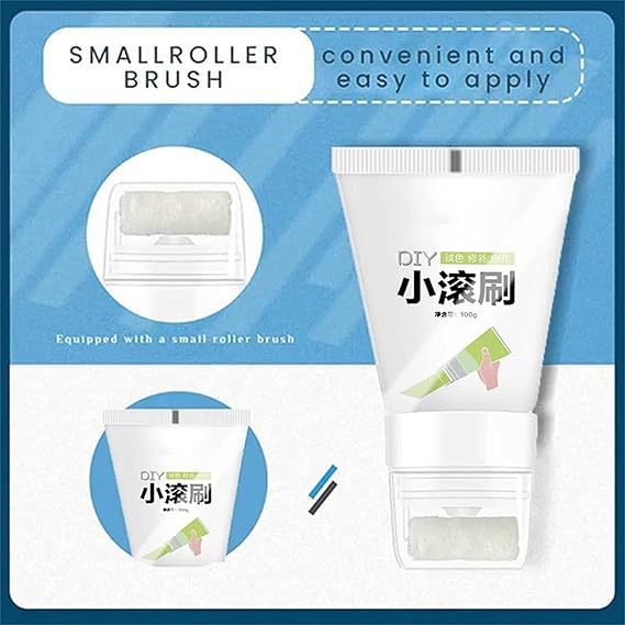 Small Rolling Brush Wall Latex Paint Wall Mending Agent Wall Repair Cream With Scraper Paint Valid Mouldproof Quick-Drying Patch