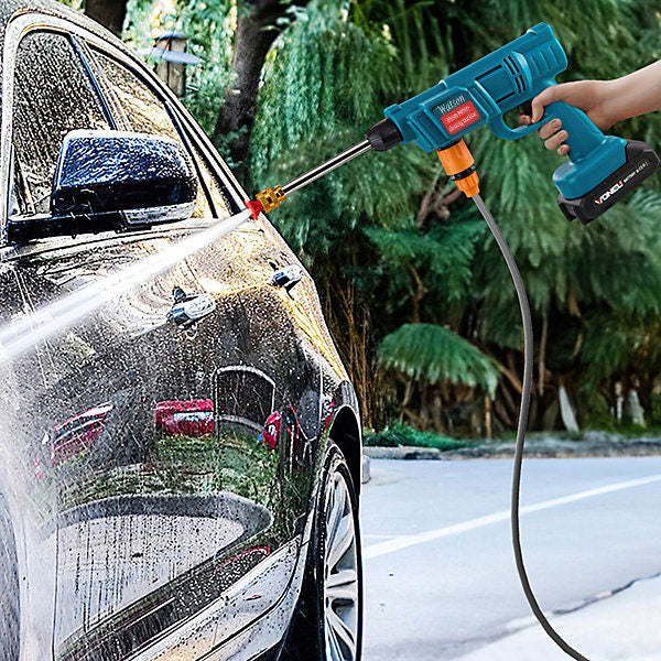 Cordless Lithium-Ion Pressure washer with Double Battery & Charger for cleaning solor, car, bike garden etc