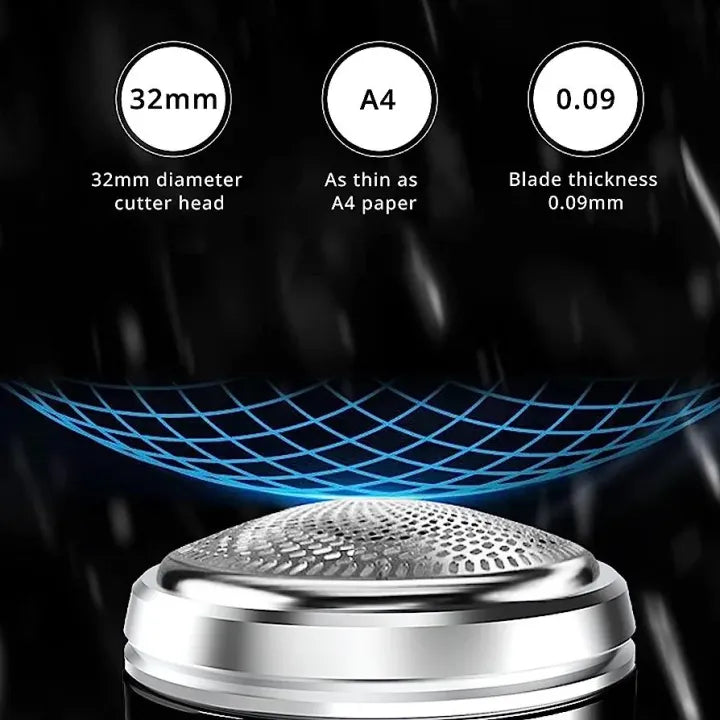 Mini-Shaver, Portable Electric Shaver, Mini Electric Razor Shavers for Men, Rechargeable Shaver Easy One-Button Use Suitable for Home,Car,Travel