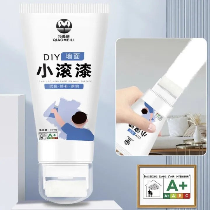 Small Rolling Brush Wall Latex Paint Wall Mending Agent Wall Repair Cream With Scraper Paint Valid Mouldproof Quick-Drying Patch