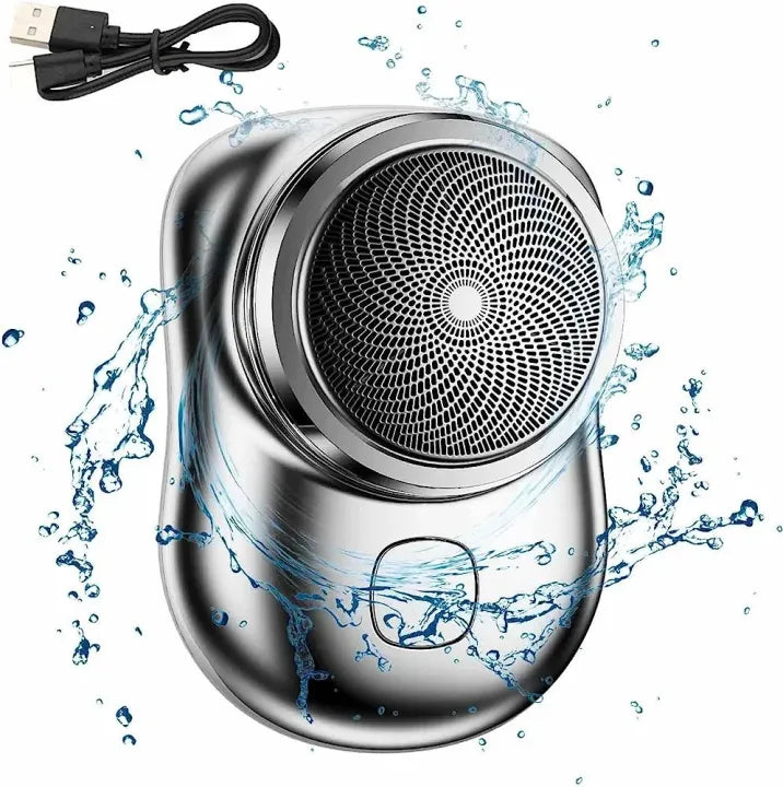 Mini-Shaver, Portable Electric Shaver, Mini Electric Razor Shavers for Men, Rechargeable Shaver Easy One-Button Use Suitable for Home,Car,Travel