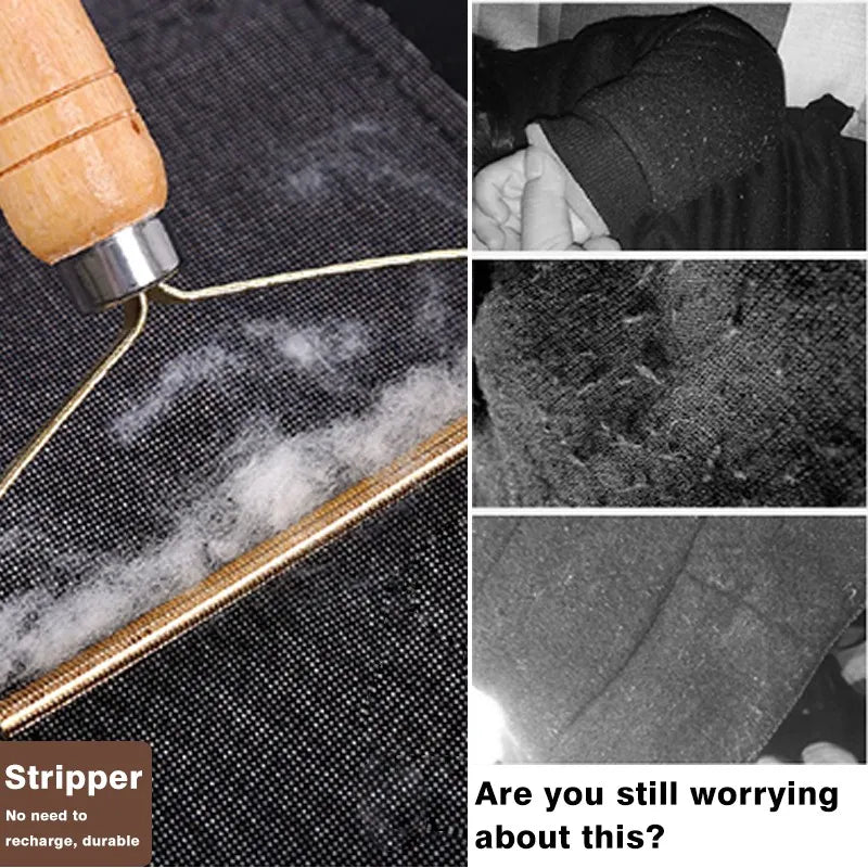 Portable Lint Remover Manual Lint Roller Clothes Brush Tools Clothes Fuzz Fabric Shaver for Woolen Coat Sweater