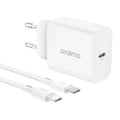 Oraimo PowerCube 20W Fast Charger With Type-C To Type-C Cable White – OCW-E106S+CC54